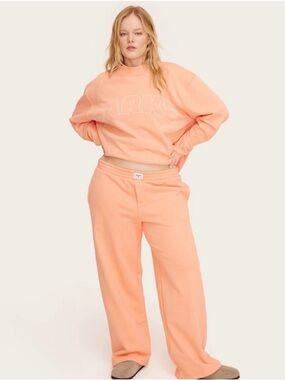PARKE X TARGET Peach Wide-Leg Track Pants for Women